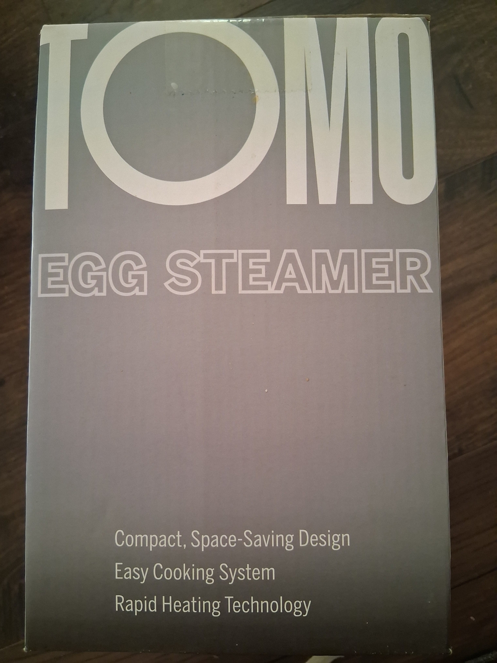 TOMO Egg Steamer - Gray Compact Egg Cooker